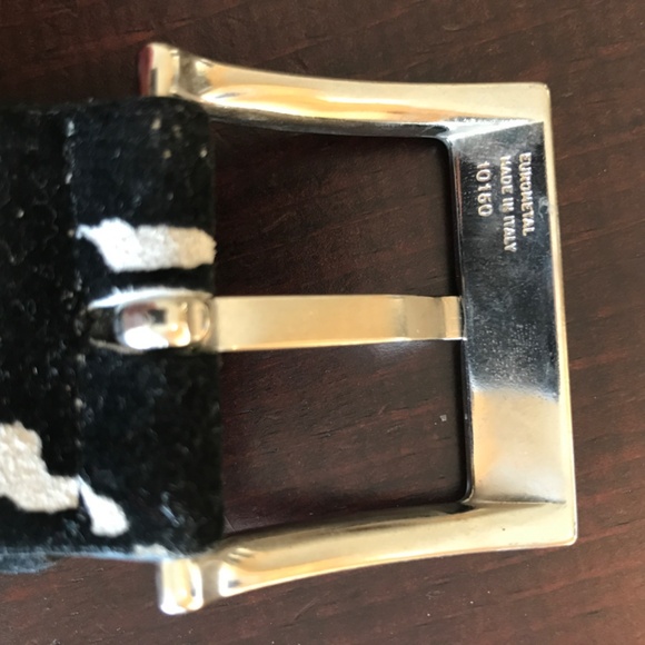 Genuine Suede Cow Print Belt- eye catching! 3/$19 - Picture 8 of 14